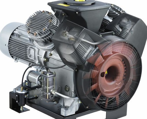 LT compressor with ghosted cooling system